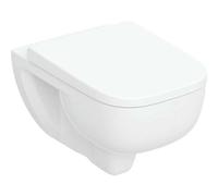 Ensemble WC suspendu Geberit Renova Plan TurboFlush, avec abattant, blanc, référence 503152001