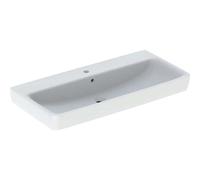 Geberit Renova Plan lavabo 501706001 100x48cm, trou pour robinetterie au milieu, avec trop-plein, blanc