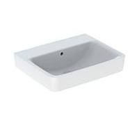 Geberit Renova Plan lavabo 501634008 55x44cm, sans trou pour robinetterie, avec trop-plein, blanc KeraTect