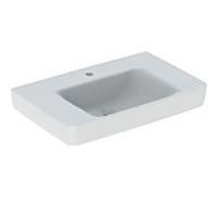 Geberit Lavabo Renova Plan 75x48 cm avec tablette 1 trou sans trop-plein Blanc 501695001