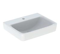 Geberit Lavabo Renova Plan 55x44 cm 1 trou pour robinetterie sans trop-plein Blanc 501.633.00.1