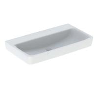 Geberit Renova Plan lavabo 501701001 85x48cm, sans trou pour robinetterie, sans trop-plein, blanc