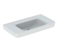 Geberit Renova Plan, lavabo avec tablette, 90x48 cm, sans trou pour robinetterie, sans trop-plein, 501705, 501.705.00.1, Couleur: Blanc