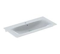 Geberit Renova Plan lavabo pour meuble 122200000 100 x 48 cm, blanc , avec trou pour robinetterie, avec trop-plein