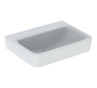 Geberit Renova Plan, lave-mains, 50x38 cm, sans trou pour robinetterie, sans trop-plein, 501631, 501.631.00.8, Couleur: blanc/KeraTect