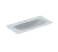 Geberit Renova Plan lavabo pour meuble 122200000 100 x 48 cm, blanc , avec trou pour robinetterie, avec trop-plein