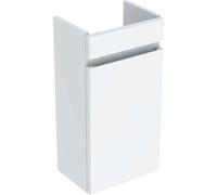 Geberit Renova Plan meuble sous lavabo, avec une porte, portée réduite, 31,4x60,5x22cm, 501.901.01.1, Couleur: blanc / laqué haute brillance
