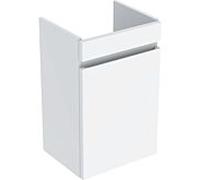 Geberit Meuble sous-vasque Renova Plan 1 porte Blanc laqué brillant 38,4x60,5x30,8 cm - 501.902.01.1
