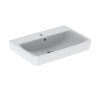 Geberit Renova Plan lavabo 501636001 60x48cm, trou pour robinetterie au milieu, avec trop-plein, blanc