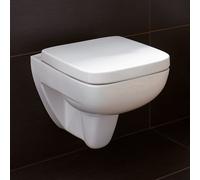 WC Suspendu Geberit Renova Plan KeraTect Avec Bride Fond Creux 360x340x540mm Blanc