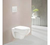 Geberit Renova set WC suspendu à fond creux avec abattant 500801001 sans rebord, blanc