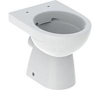 Geberit Cuvette au sol Renova 500480018, chasse d'eau basse, sans rebord, KeraTect blanc