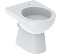 Geberit Renova lavabo à poser au sol WC 500810012 blanc , pour réservoir à encastrer/mur, sortie horizontale, partiellement fermé