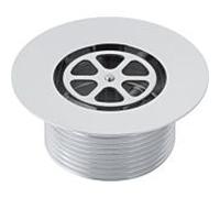 Geberit robinet de vidange avec filetage rond G1 152901211 2000 /2" di40 chromé brillant H 4,5