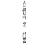 Geberit - Robinet de vidange pour réservoirs encastrés 240.637.00.1