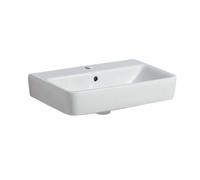 Geberit Selnova Compact - Lavabo 55x37 cm, avec un trou de robinetterie, avec trop-plein, blanc 501.509.00.7