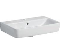 Geberit Selnova Compact - Lavabo 60x37 cm, avec un trou de robinetterie, avec trop-plein, blanc 501.511.00.7