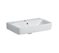 Geberit Selnova Compact - Lavabo 60x37 cm, avec un trou de robinetterie, avec trop-plein, blanc 501.511.00.7