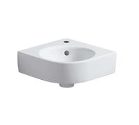 Geberit Selnova Compact - Lave-main d’angle 45x40 cm avec un trou de robinetterie, blanc 501.519.00.7