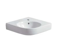 Geberit Selnova Compact - Lave-main d’angle 70x62 cm avec un trou pour mitigeur, blanc 501.508.00.7