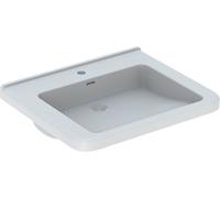 Geberit Selnova Compact Square lavabo 65x55 cm rectangulaire classique blanc brillant 500.788.01.7