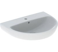 Geberit Selnova lavabo 65x50 cm semi-circulaire classique blanc brillant 500.297.01.7