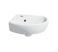 Geberit Selnova - Lave-main d’angle 41x41 cm avec un trou pour mitigeur, blanc 500.326.01.5