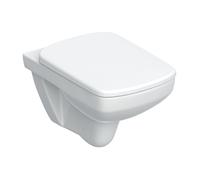 Geberit Selnova Square cuvette wc avec abattant à descente lente suspendue sans bride blanc 501.961.00.1