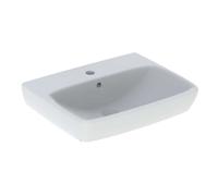 Geberit Selnova Square - Lavabo 55x44 cm, avec un trou de robinetterie, avec trop-plein, blanc 500.290.01.7