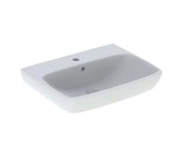 Geberit Selnova Square - Lavabo 65x48 cm, avec un trou de robinetterie, avec trop-plein, blanc 500.299.01.5