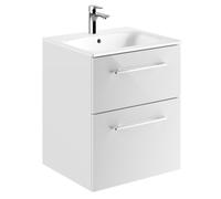Geberit Selnova Square lavabo avec meuble 55 cm blanche 501.232.00.1