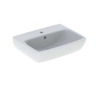 Geberit Selnova Square - Lave-mains 50x42 cm, avec un trou de robinetterie, avec trop-plein, blanc 500.310.01.7