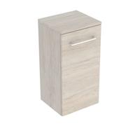 Geberit Selnova Square - Meuble latéral haut 65x33x30 cm, 1 porte, noyer clair hickory 501.275.00.1