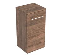 Geberit Selnova Square - Meuble latéral haut 65x33x30 cm, 1 porte, noyer hickory 501.274.00.1
