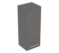 Geberit Selnova Square - Meuble latéral haut 85x33x30 cm, 1 porte, gris velouté mat 501.277.00.1