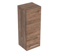 Geberit Selnova Square - Meuble latéral haut 85x33x30 cm, 1 porte, noyer hickory 501.278.00.1