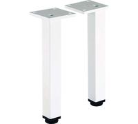 Geberit Selnova Square - Pieds de meubles, 2x, blanc 501.423.01.1