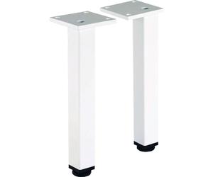 Geberit Selnova Square - Pieds de meubles, 2x, blanc 501.423.01.1