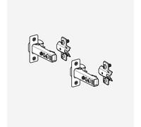 Geberit Set charnières de porte avec mécanisme d'amortissement, avec support de montage, 244806001,