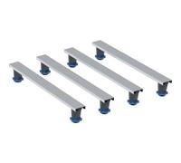 Geberit set de pieds et de traverses pour receveur de douche en résine de pierre, à partir de 140 cm, Lxl 70x7,3cm, pieds réglables en hauteur 9-21 cm, 554.956.00.2