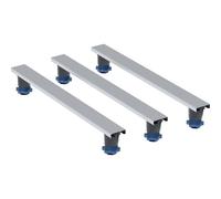 Geberit set de pieds et de traverses pour receveur de douche en résine de pierre, Lxl 110x7,3cm, pieds réglables en hauteur 9-21 cm, 554.964.00.2