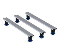 Geberit set pieds et traverses pour receveur de douche en résine de pierre, hauteur des pieds réglable de 9-21 cm