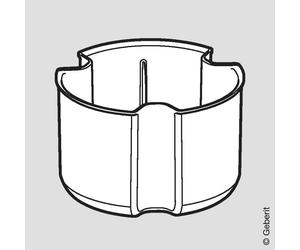 Geberit Setaplano Bécher de siphon hydraulique 50 mm, 243572001,