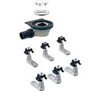 Geberit Setaplano drain de receveur de douche 154013001 pour surface de douche, avec 6 pieds, 50 mm