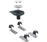 Geberit Setaplano évacuation match0 154030001 pour zone de douche, pénétrant dans les sols, 50 mm