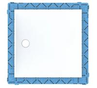 Geberit Setaplano panneau pour douches sans receveur 100x80 cm blanc 154.262.11.1
