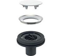 Geberit Setaplano raccord d'évacuation 154032001 pour receveur de douche, pénétrant dans le sol, 50 mm