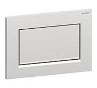 Geberit Sigma 10 Square Plaque d'actionnement 115893KX1 Cr brossé / chromé brillant