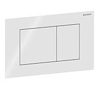 Geberit Sigma40 bouton de chasse d'eau pour WC blanc 115.629.SI.1