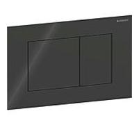 Geberit Sigma 40 Square Plaque d'actionnement 115629SJ1 Square , noire, pour double chasse